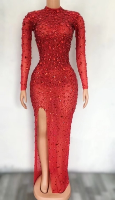 Diamond Embellishments AD1500 Handmade Luxury Ball Gown Dress with Natural Waistline and Women's Formal Evening Dress