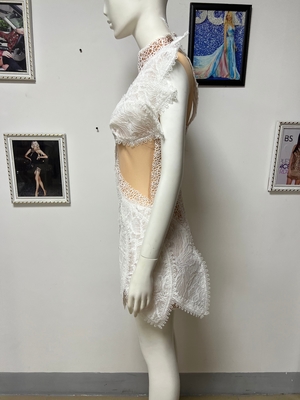 ED2358 Made Sleeveless Party Shiny Luxury Lace Short Sexy Dress for Women Fast Sample and Intelligent Tracking Support