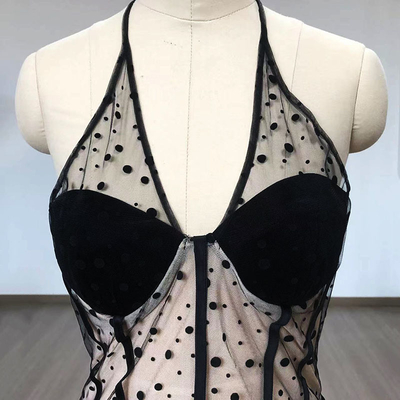 Polyester Material SB2939 Bandage Dress Tight-fitting Dress for Women's Sexy Party Black Evening Dress Female Formal Dress