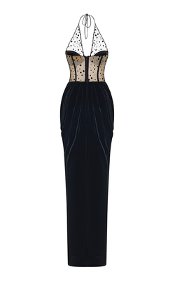 Polyester Material SB2939 Bandage Dress Tight-fitting Dress for Women's Sexy Party Black Evening Dress Female Formal Dress