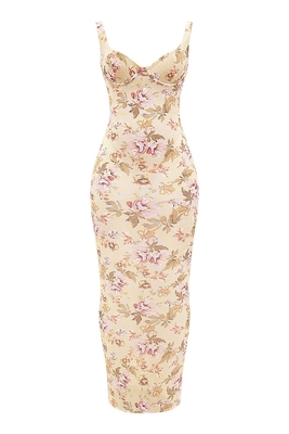 SB3221 Women's Slim Fit Dress Elegant Long Party Dress with Customizable Logo Position Breathable Ladies' Club Dress