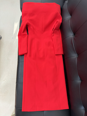 140g Fabric Weight LS2493 Kimshein Women's Fashionable and Unique Long Sleeve Jacket Dress for Ready-to-Ship Orders