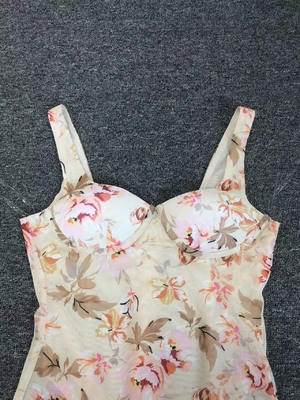 Women's Fashion Maxi Dress Woven Craft Natural Waistline Sleeveless Print Customizable Logo for Sexy Party