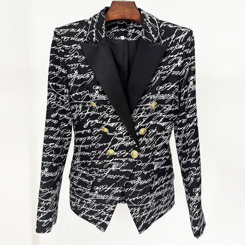 Fashionable BA2350 Women's Letter Print Sports Jacket with Digital Printing and Polyester Filling Spring Collection