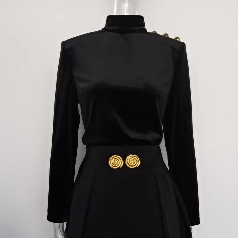 SR2404 Kimshein Spring Fashion Two-piece Set in Mid-length Pants and Polyester Cotton Fabric for Women in Contemporary Style