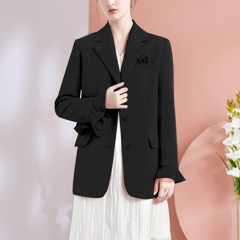 Kimshein BA2252 Trend Women's Fashion Slim Fit Dress Lapel Women's Official Suit Jacket 7-Day Fast Sampling Smart Tracking