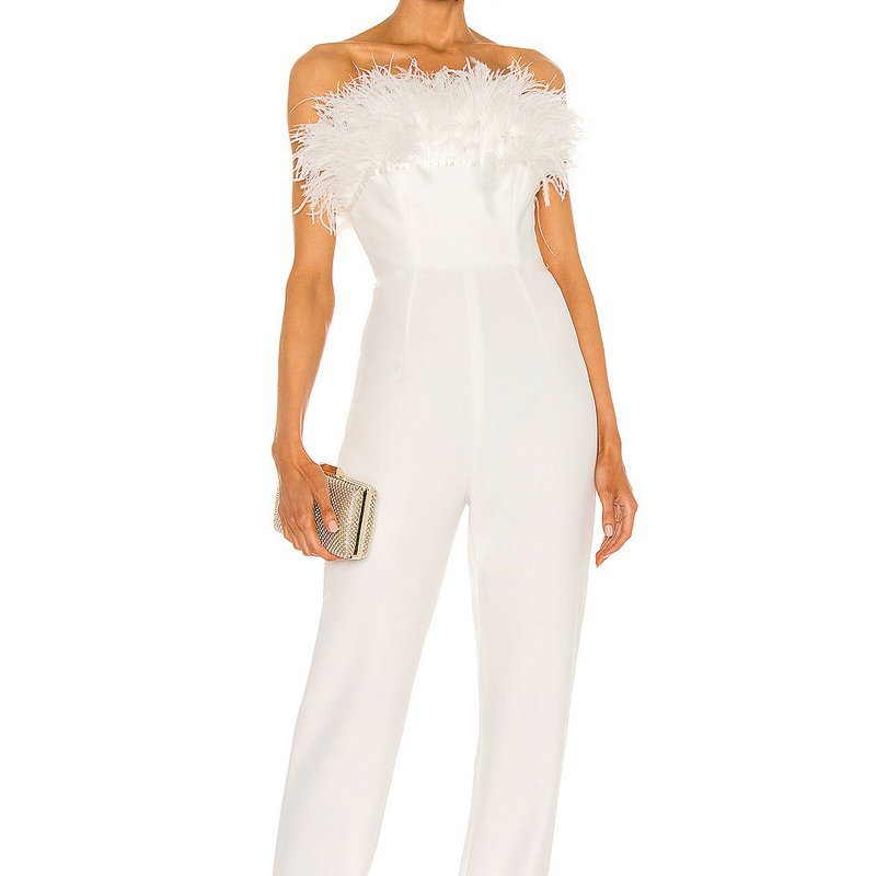 Autumn White Satin Women's Custom Tight Jumpsuit Sexy Summer Ladies Bodysuit Comfortable Fabric for a Sophisticated Look