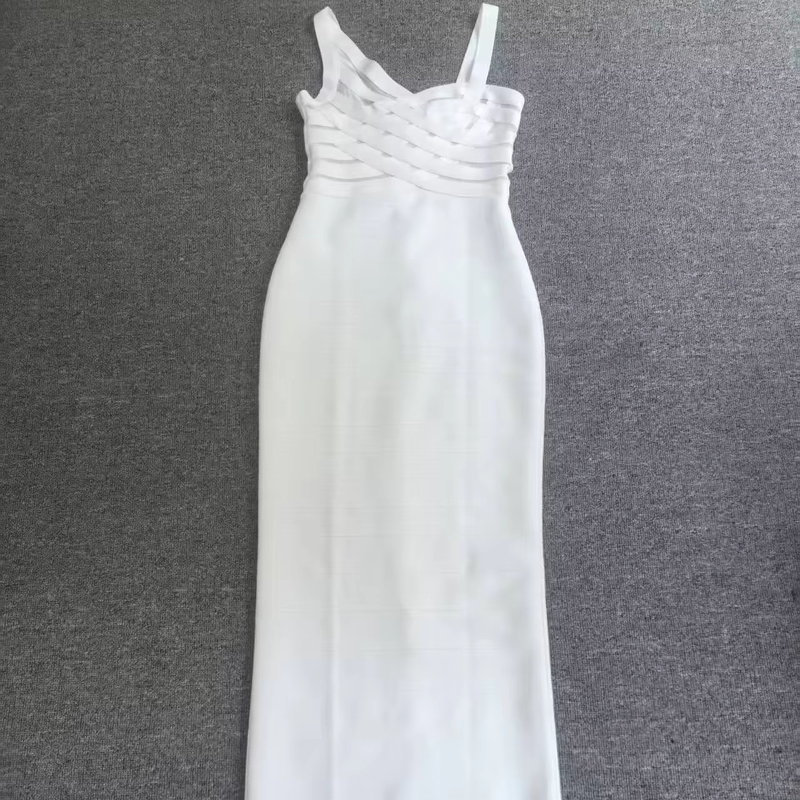 Kimshein Sexy Elegant Maxi Dress Fashionable Sleeveless Bandage Dress for Night Party