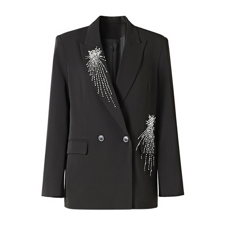 BA2240 Elegant Formal Long Sleeve Jacket with Crystal and Bead Embellishments