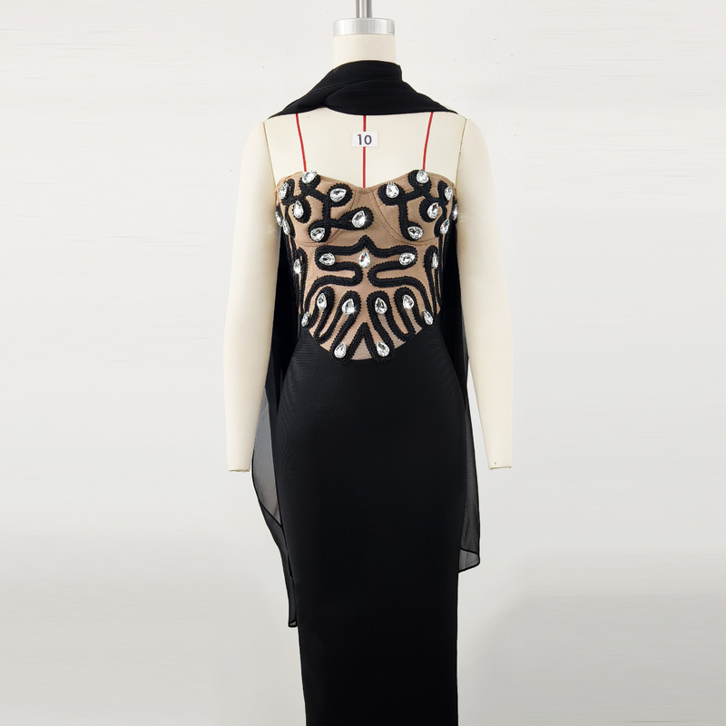 SB3326 Kimshein Crystal Fashion Bandage Dress for Women The Ultimate Summer Essential from Guangdong