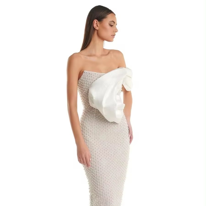 Customized Long Party Dress with Elegant Hollow Out and Off-Shoulder Design ED2657 Style Sparkling Sequins Elegant Design