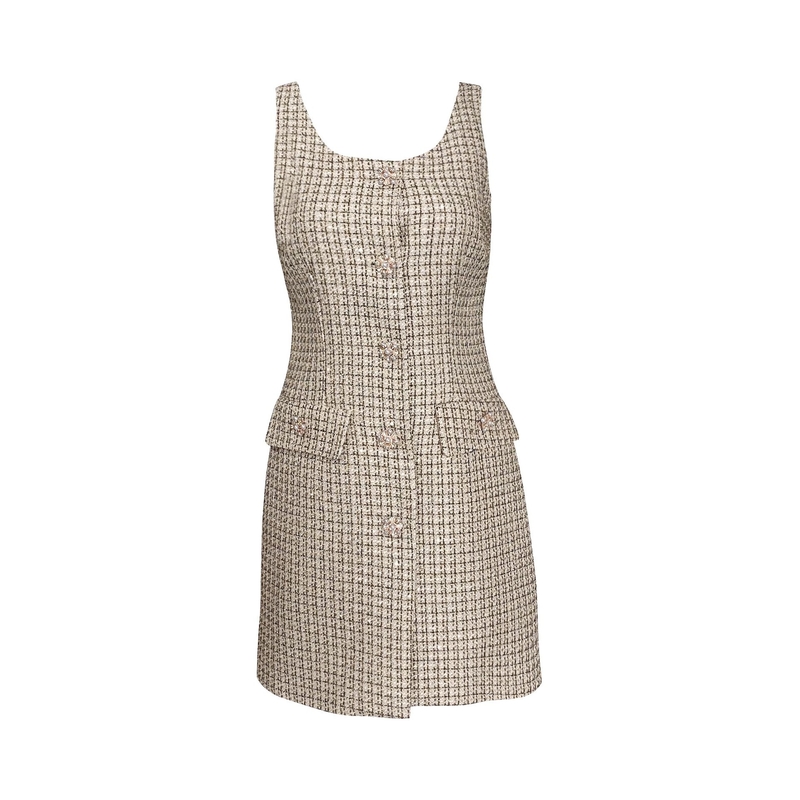 KD2322 Kimshein Knitted Nightclub Dress Perfect for Dance Parties and Special Occasions