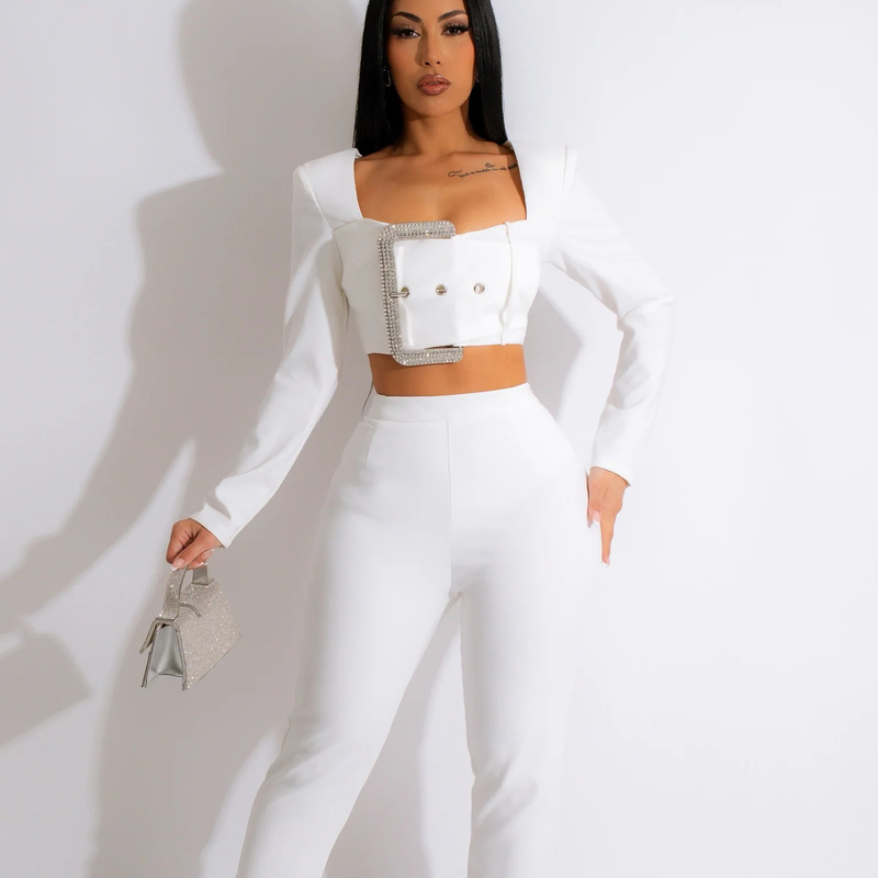 SR2237 Design Spring Autumn Two-Piece Women's Sexy Elegant Long Sleeve Jacket Set with 7-Day Fast Sampling and Material