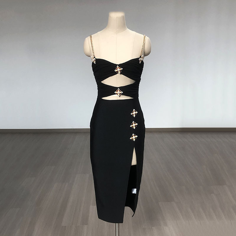 Summer Women's Casual Party Dress Bandage Maxi Dress SB2953 with Logo Customization