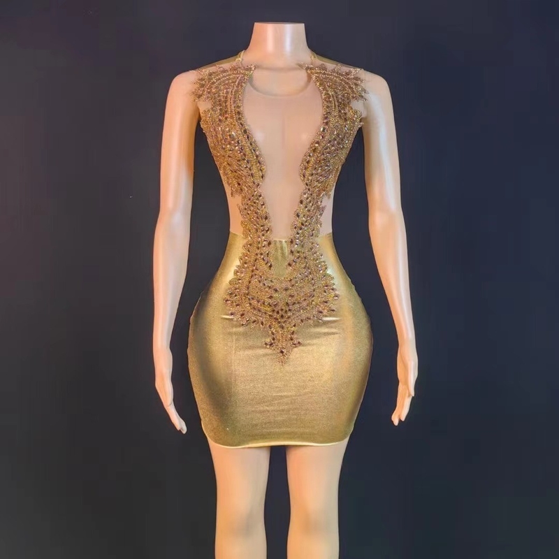 Fast Reply AD1744 Sparkling Bridesmaid Gown Dazzling and Fashionable Evening Dress for Ladies in Polyester Spandex